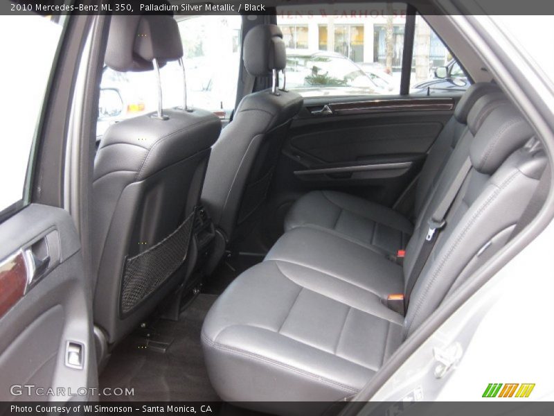 Palladium Silver Metallic / Black 2010 Mercedes-Benz ML 350