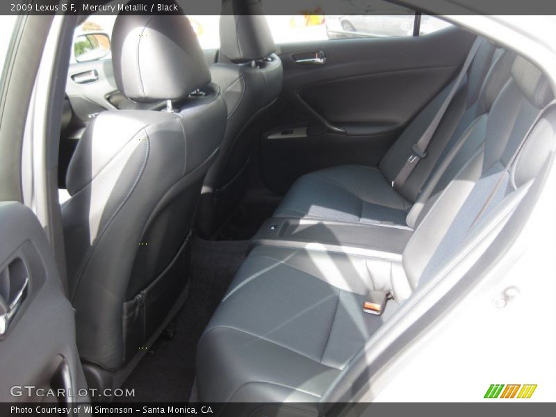 Rear Seat of 2009 IS F