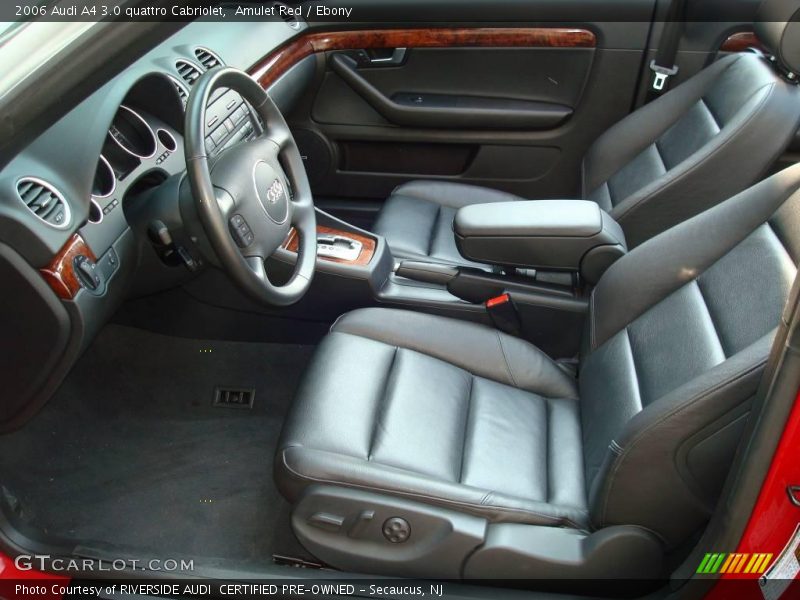 Amulet Red / Ebony 2006 Audi A4 3.0 quattro Cabriolet