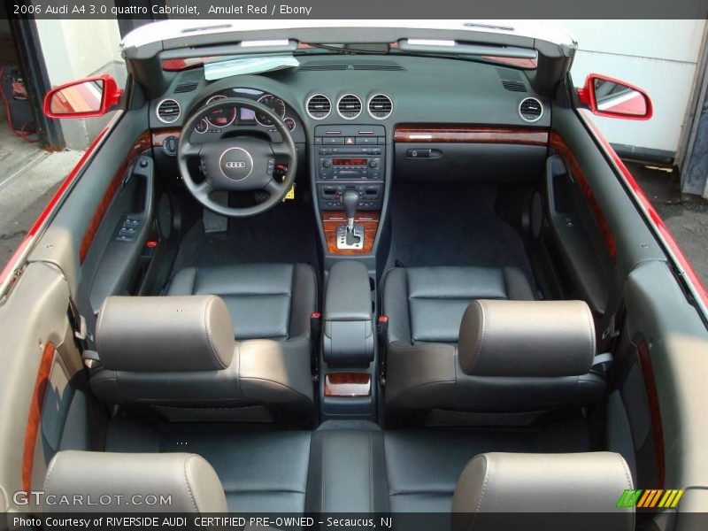 Amulet Red / Ebony 2006 Audi A4 3.0 quattro Cabriolet