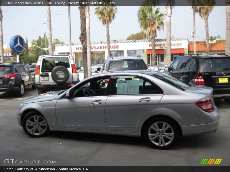 Iridium Silver Metallic / Black 2009 Mercedes-Benz C 300 Luxury