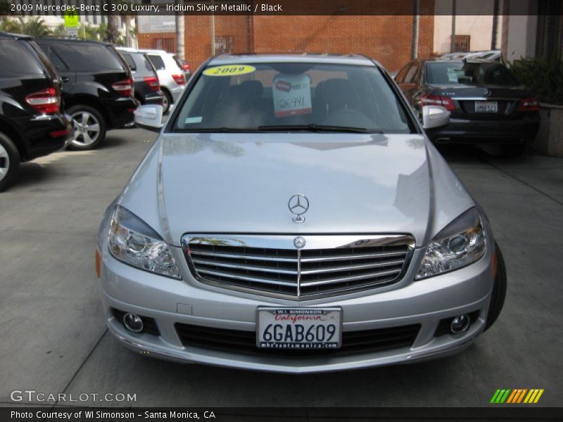 Iridium Silver Metallic / Black 2009 Mercedes-Benz C 300 Luxury