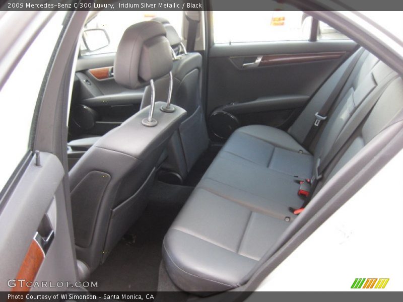 Iridium Silver Metallic / Black 2009 Mercedes-Benz C 300 Luxury