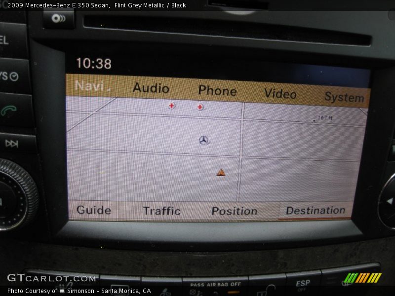 Flint Grey Metallic / Black 2009 Mercedes-Benz E 350 Sedan