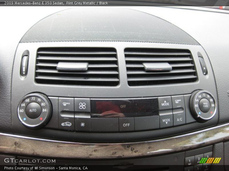 Controls of 2009 E 350 Sedan