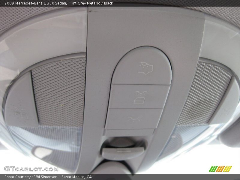 Flint Grey Metallic / Black 2009 Mercedes-Benz E 350 Sedan