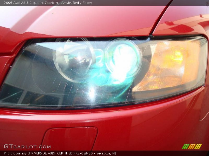 Amulet Red / Ebony 2006 Audi A4 3.0 quattro Cabriolet