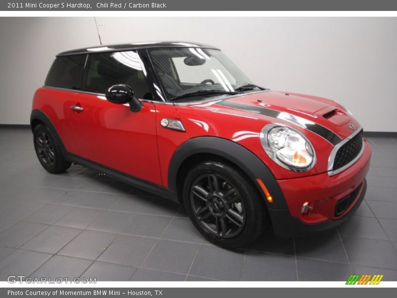 Chili Red / Carbon Black 2011 Mini Cooper S Hardtop
