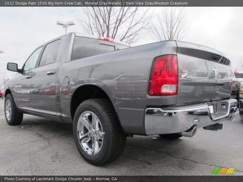 Mineral Gray Metallic / Dark Slate Gray/Medium Graystone 2012 Dodge Ram 1500 Big Horn Crew Cab