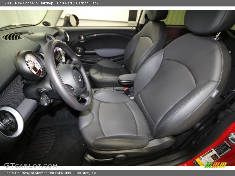 Chili Red / Carbon Black 2011 Mini Cooper S Hardtop