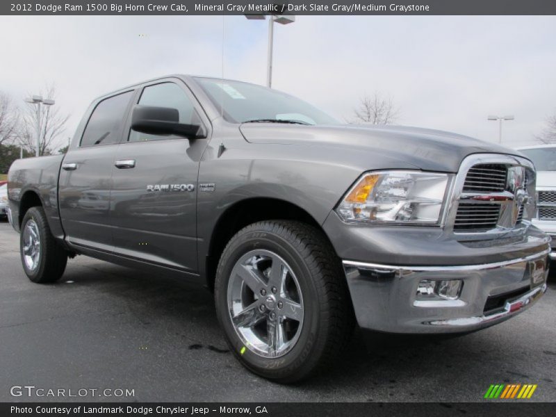 Mineral Gray Metallic / Dark Slate Gray/Medium Graystone 2012 Dodge Ram 1500 Big Horn Crew Cab