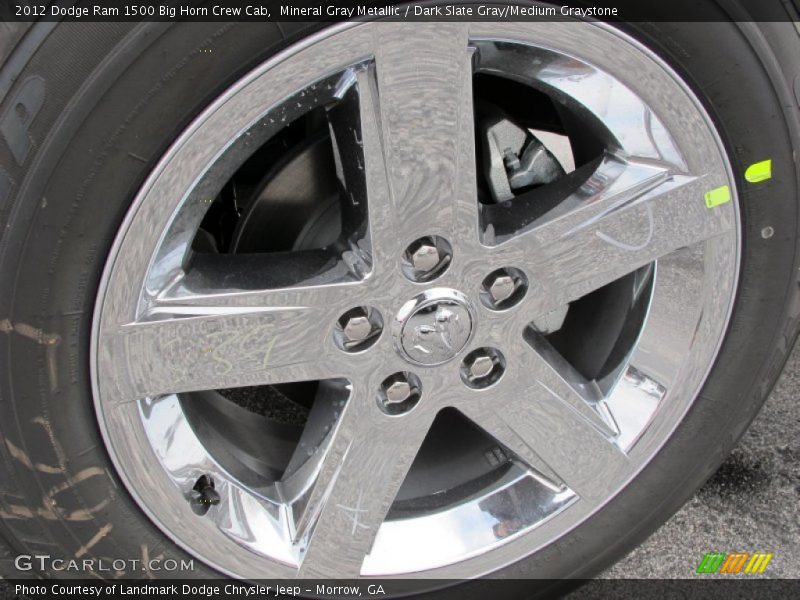 Mineral Gray Metallic / Dark Slate Gray/Medium Graystone 2012 Dodge Ram 1500 Big Horn Crew Cab