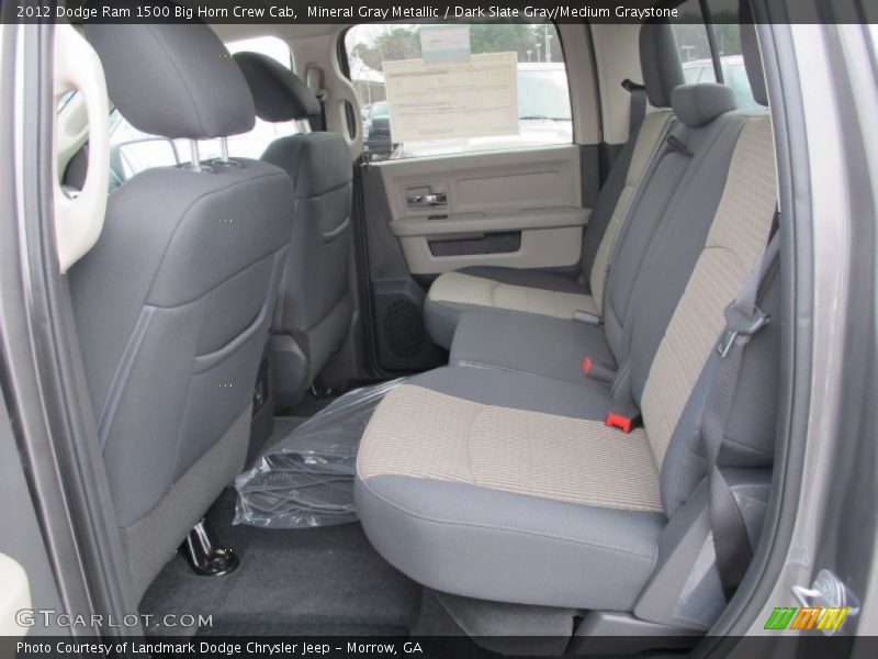 Mineral Gray Metallic / Dark Slate Gray/Medium Graystone 2012 Dodge Ram 1500 Big Horn Crew Cab