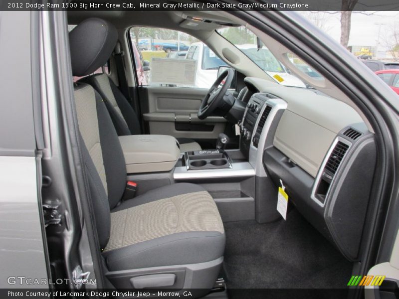 Mineral Gray Metallic / Dark Slate Gray/Medium Graystone 2012 Dodge Ram 1500 Big Horn Crew Cab