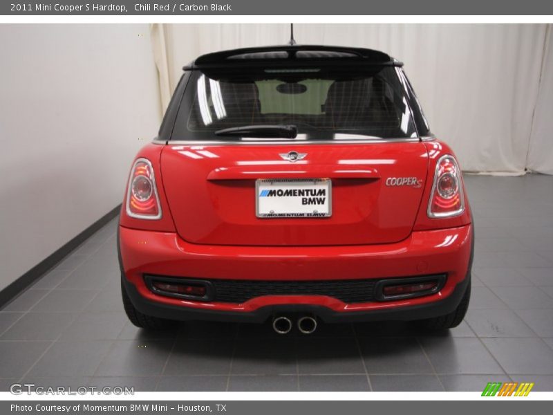 Chili Red / Carbon Black 2011 Mini Cooper S Hardtop