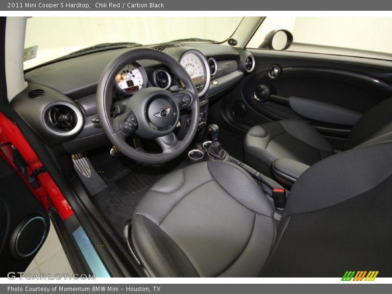 Chili Red / Carbon Black 2011 Mini Cooper S Hardtop