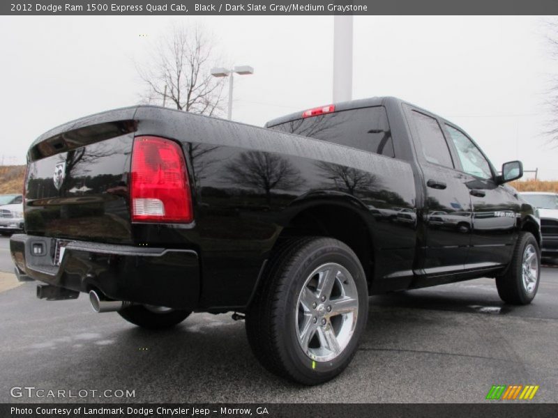 Black / Dark Slate Gray/Medium Graystone 2012 Dodge Ram 1500 Express Quad Cab
