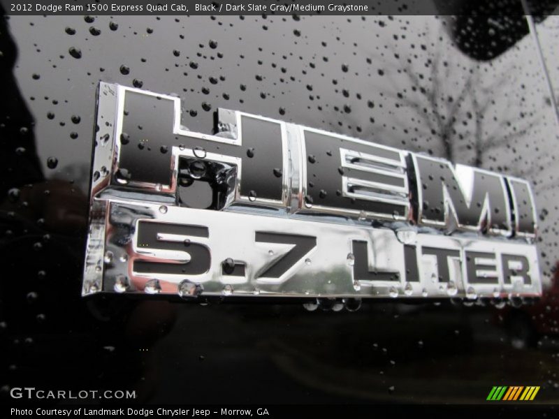 Black / Dark Slate Gray/Medium Graystone 2012 Dodge Ram 1500 Express Quad Cab
