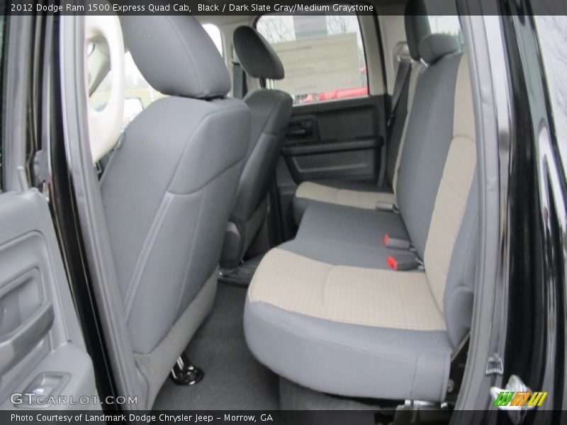 Black / Dark Slate Gray/Medium Graystone 2012 Dodge Ram 1500 Express Quad Cab