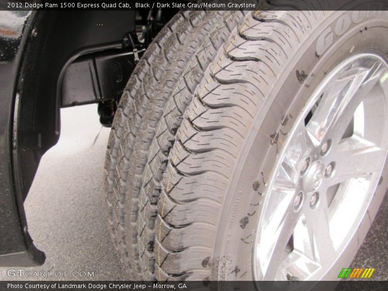 Black / Dark Slate Gray/Medium Graystone 2012 Dodge Ram 1500 Express Quad Cab