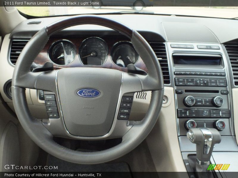 Tuxedo Black / Light Stone 2011 Ford Taurus Limited