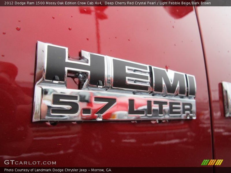 Deep Cherry Red Crystal Pearl / Light Pebble Beige/Bark Brown 2012 Dodge Ram 1500 Mossy Oak Edition Crew Cab 4x4