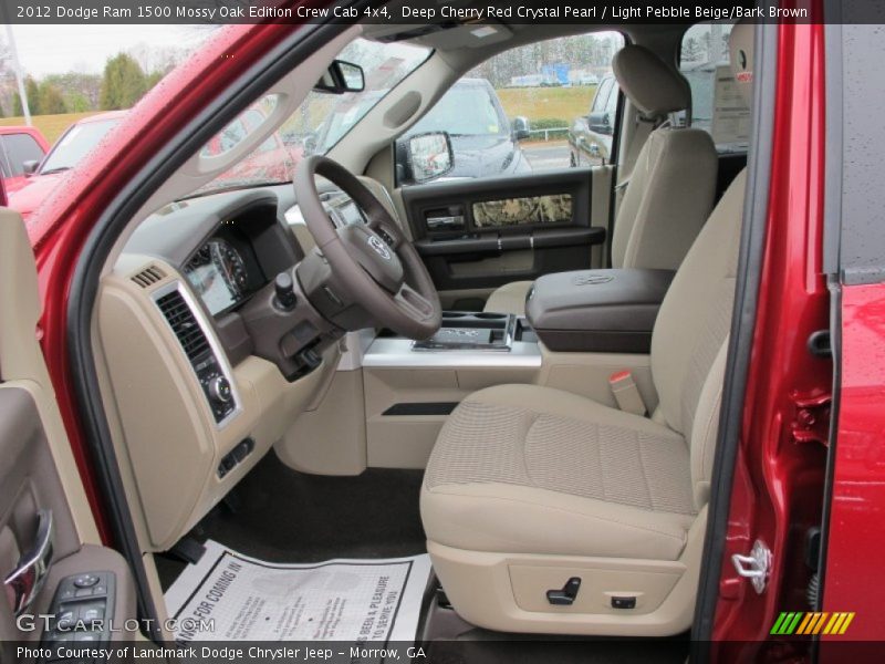 Deep Cherry Red Crystal Pearl / Light Pebble Beige/Bark Brown 2012 Dodge Ram 1500 Mossy Oak Edition Crew Cab 4x4