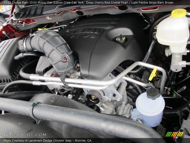 Deep Cherry Red Crystal Pearl / Light Pebble Beige/Bark Brown 2012 Dodge Ram 1500 Mossy Oak Edition Crew Cab 4x4