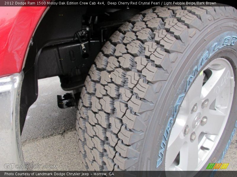 Deep Cherry Red Crystal Pearl / Light Pebble Beige/Bark Brown 2012 Dodge Ram 1500 Mossy Oak Edition Crew Cab 4x4