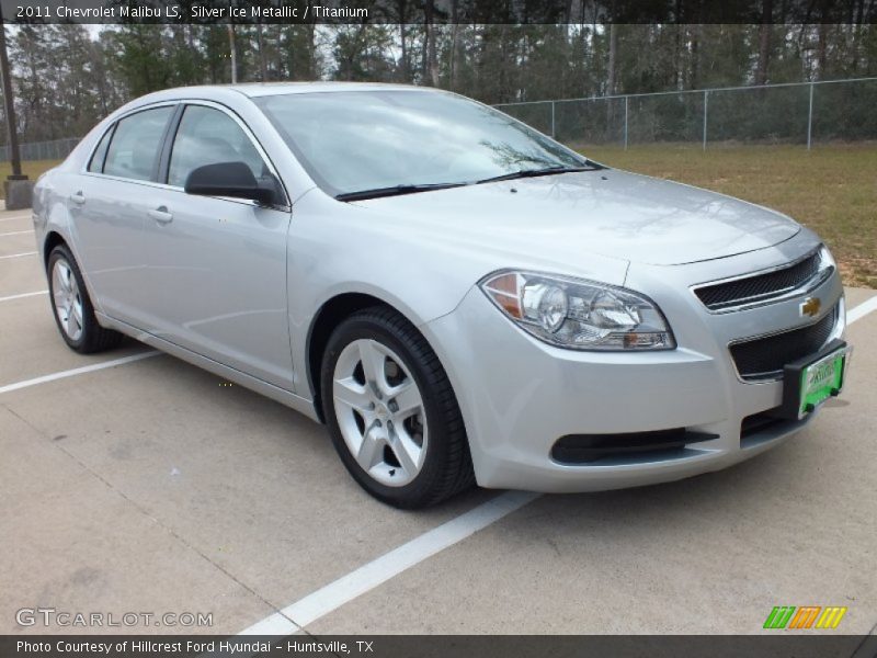 Silver Ice Metallic / Titanium 2011 Chevrolet Malibu LS