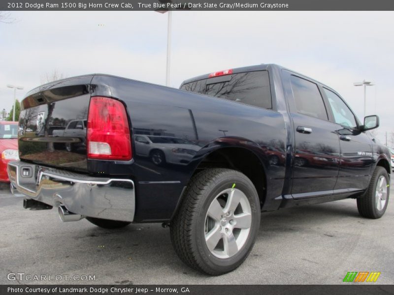 True Blue Pearl / Dark Slate Gray/Medium Graystone 2012 Dodge Ram 1500 Big Horn Crew Cab
