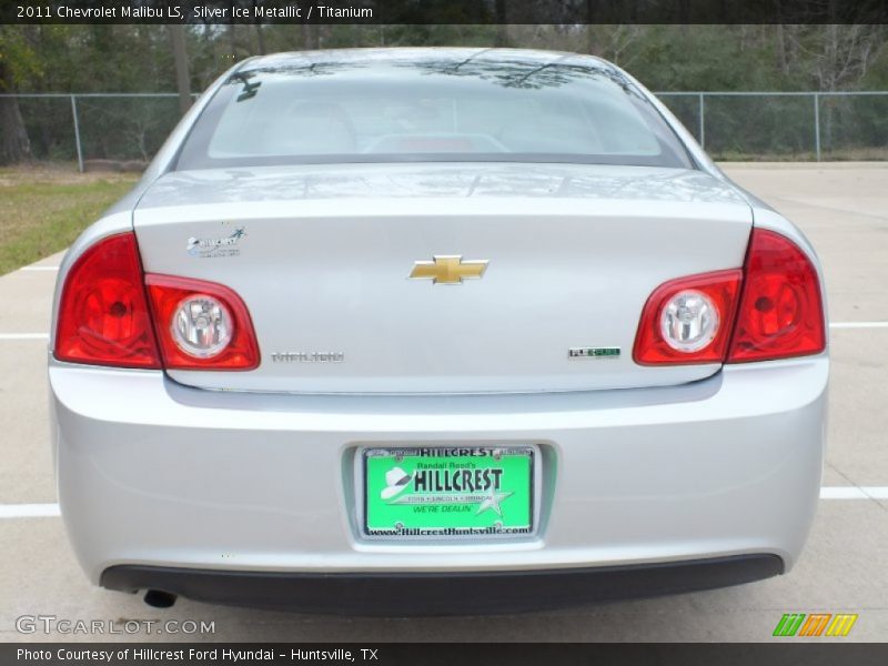 Silver Ice Metallic / Titanium 2011 Chevrolet Malibu LS