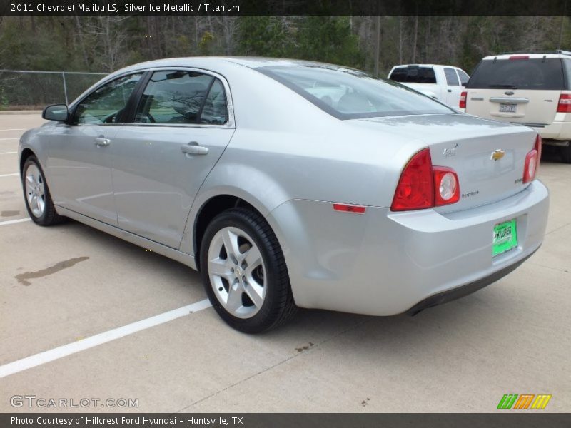 Silver Ice Metallic / Titanium 2011 Chevrolet Malibu LS