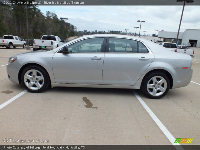 Silver Ice Metallic / Titanium 2011 Chevrolet Malibu LS
