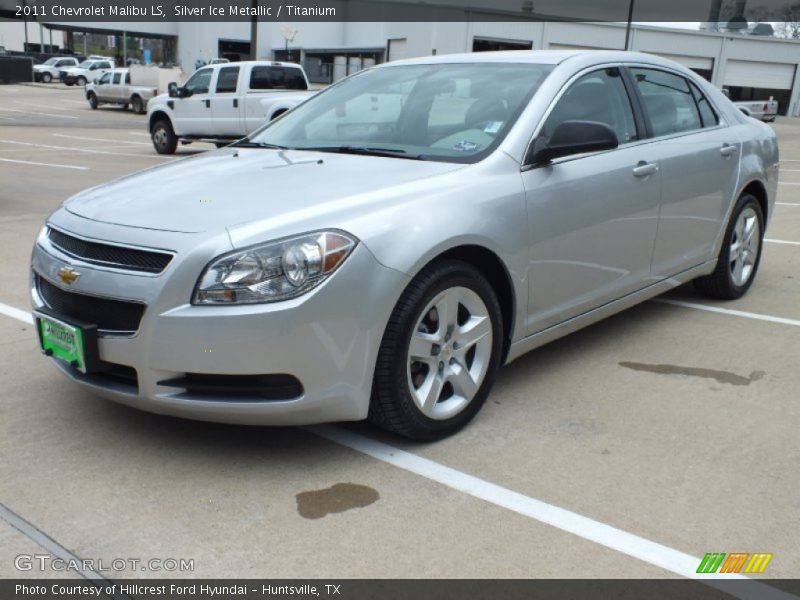 Silver Ice Metallic / Titanium 2011 Chevrolet Malibu LS