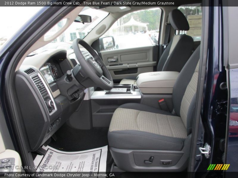 True Blue Pearl / Dark Slate Gray/Medium Graystone 2012 Dodge Ram 1500 Big Horn Crew Cab