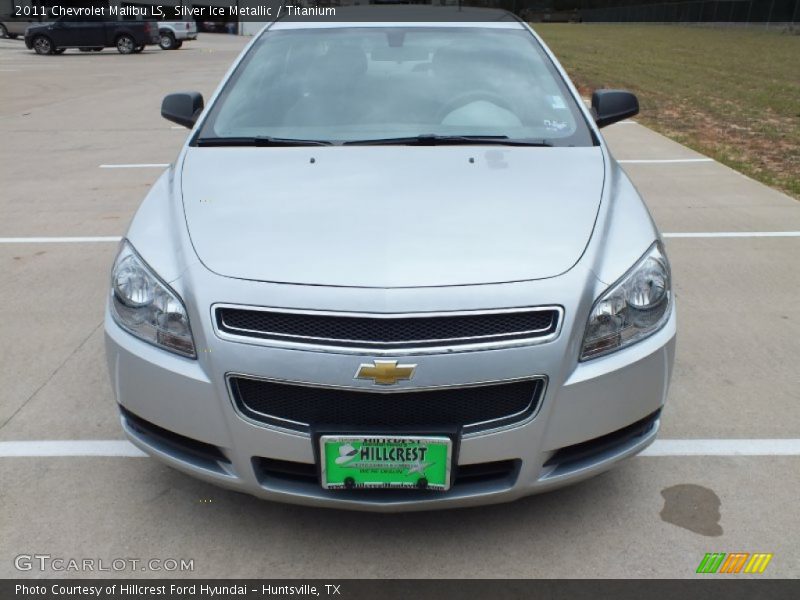 Silver Ice Metallic / Titanium 2011 Chevrolet Malibu LS
