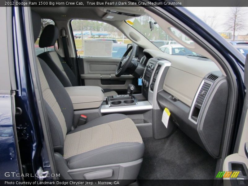 True Blue Pearl / Dark Slate Gray/Medium Graystone 2012 Dodge Ram 1500 Big Horn Crew Cab