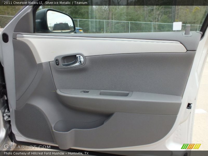 Silver Ice Metallic / Titanium 2011 Chevrolet Malibu LS