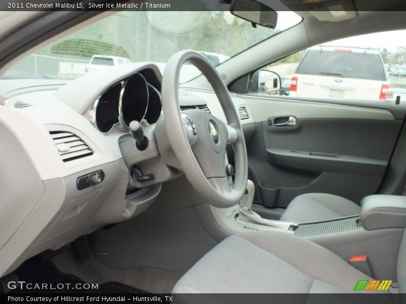 Silver Ice Metallic / Titanium 2011 Chevrolet Malibu LS
