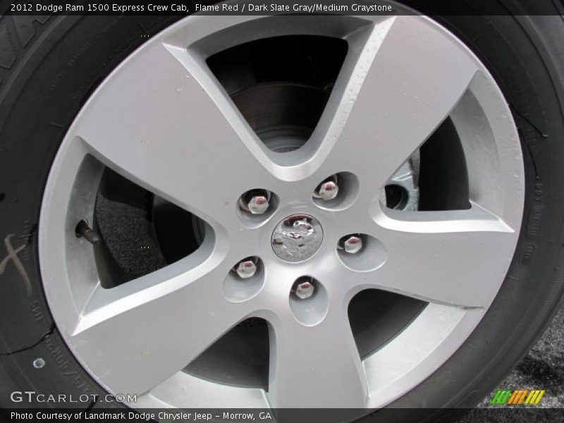 Flame Red / Dark Slate Gray/Medium Graystone 2012 Dodge Ram 1500 Express Crew Cab