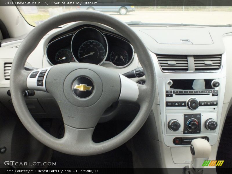 Silver Ice Metallic / Titanium 2011 Chevrolet Malibu LS