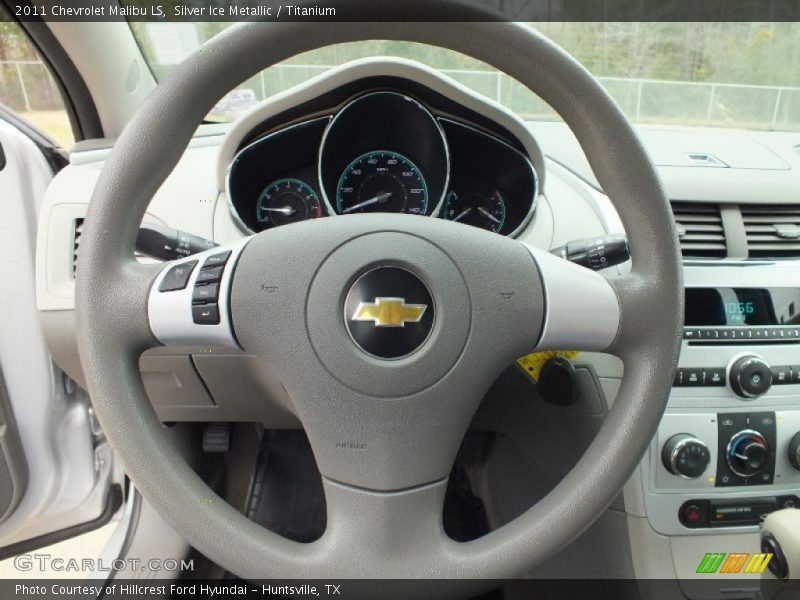 Silver Ice Metallic / Titanium 2011 Chevrolet Malibu LS