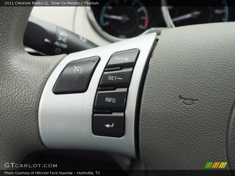 Silver Ice Metallic / Titanium 2011 Chevrolet Malibu LS