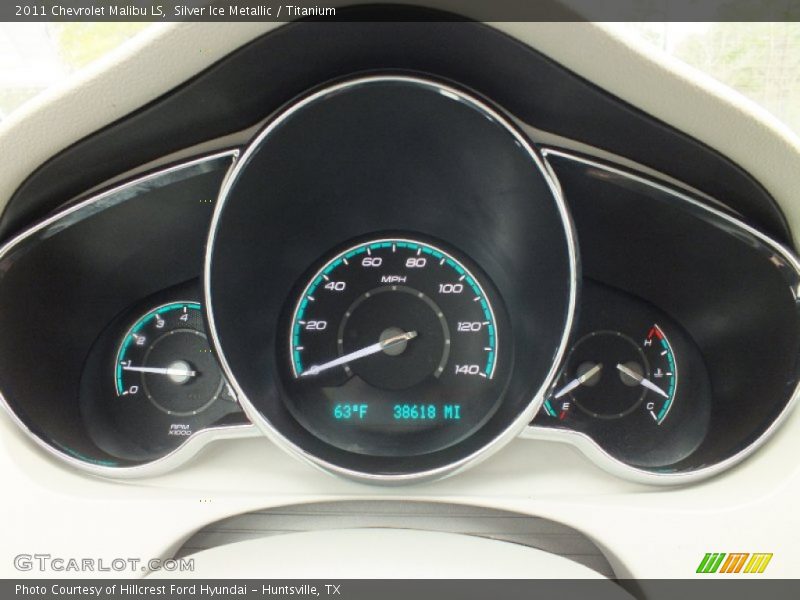 Silver Ice Metallic / Titanium 2011 Chevrolet Malibu LS
