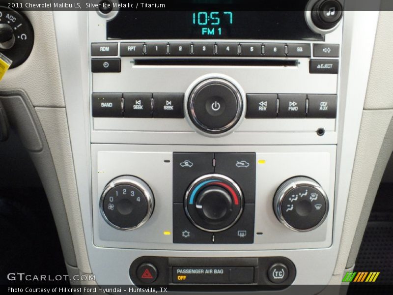 Silver Ice Metallic / Titanium 2011 Chevrolet Malibu LS