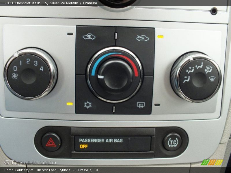 Silver Ice Metallic / Titanium 2011 Chevrolet Malibu LS