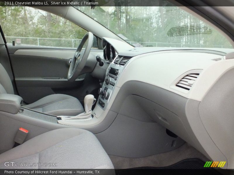 Silver Ice Metallic / Titanium 2011 Chevrolet Malibu LS