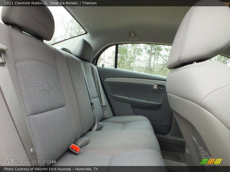 Silver Ice Metallic / Titanium 2011 Chevrolet Malibu LS