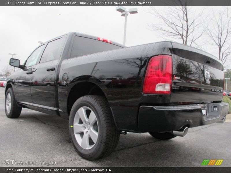 Black / Dark Slate Gray/Medium Graystone 2012 Dodge Ram 1500 Express Crew Cab